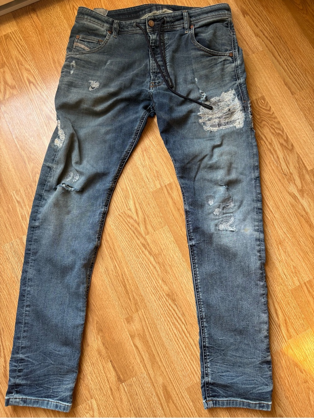 Diesel Krooley jogg denim sweatpants size 32-33 men’s distressed
